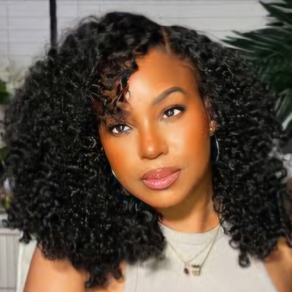 NEW, 13x6 lace front, 100% Human Hair, kinky curly wig, off natural dark brown